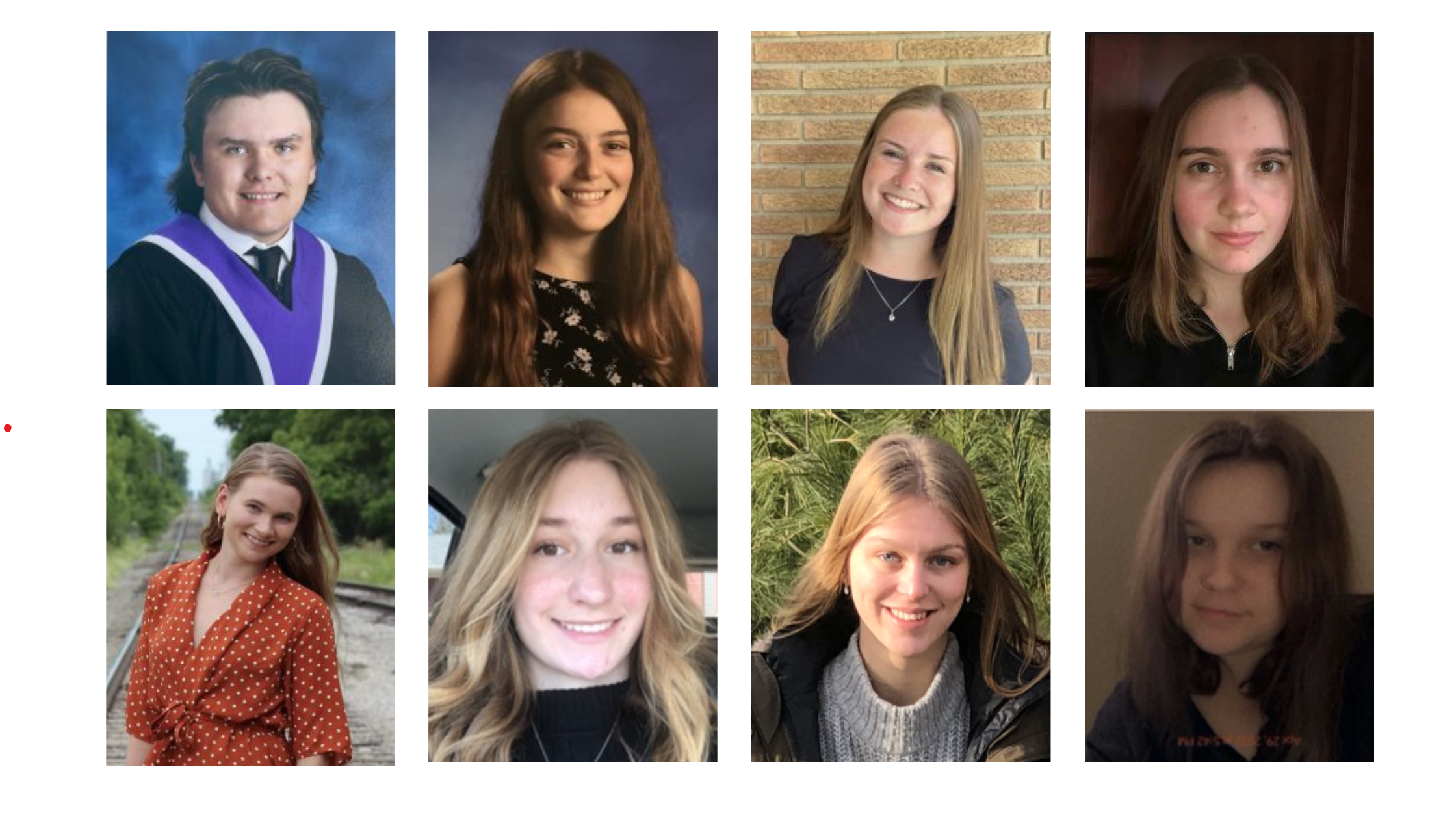 Portrait collage of McCall Huron Scholarships